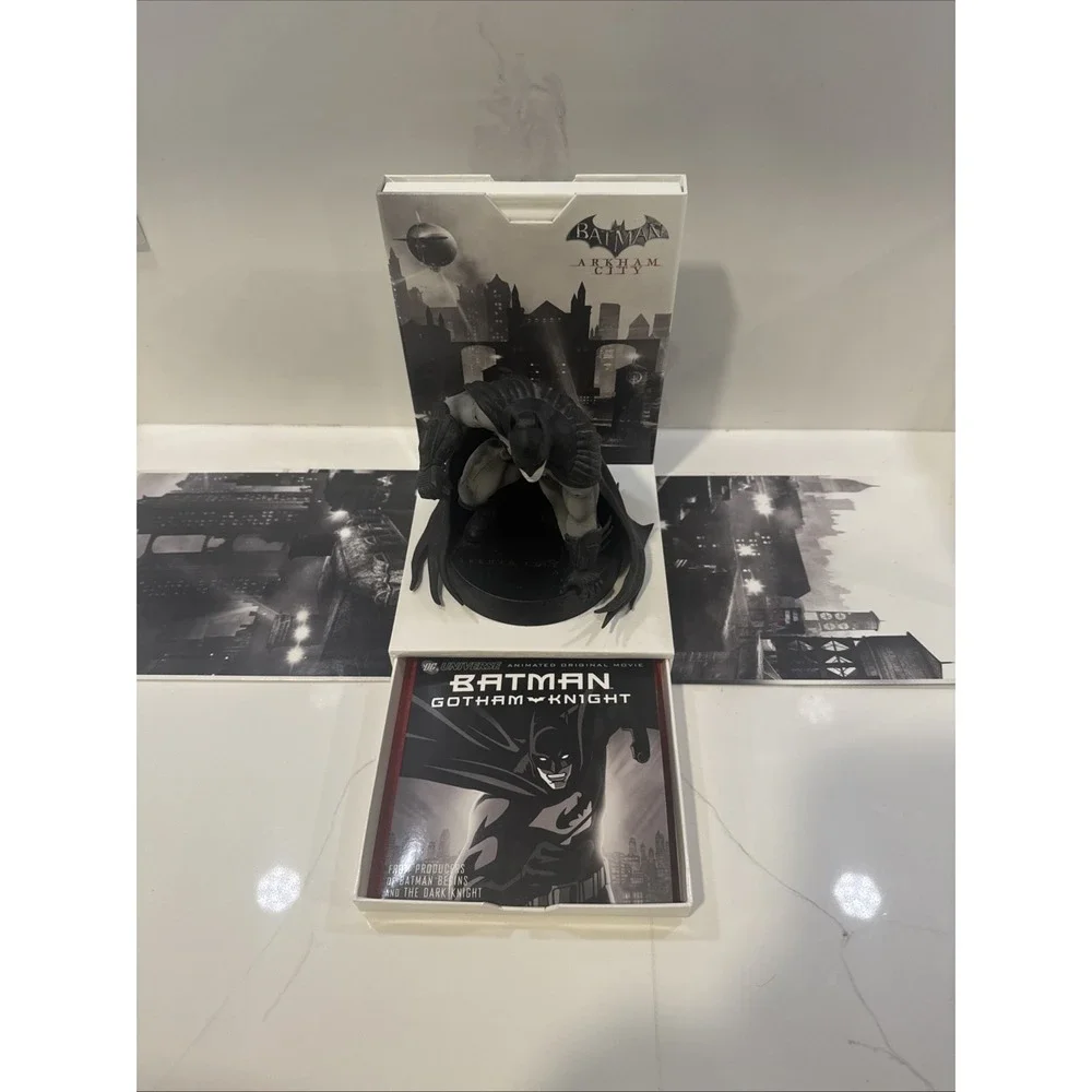 Batman Arkham city Statue Box DVD And Book.  Xbox Game Is Not Included